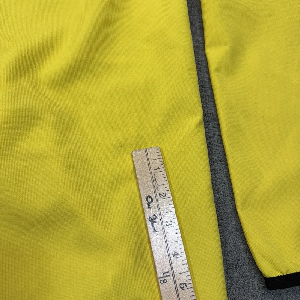 Vintage Nike Jacket Men's XL Yellow 1/4 Zip Pullover Windbreaker Golf‎